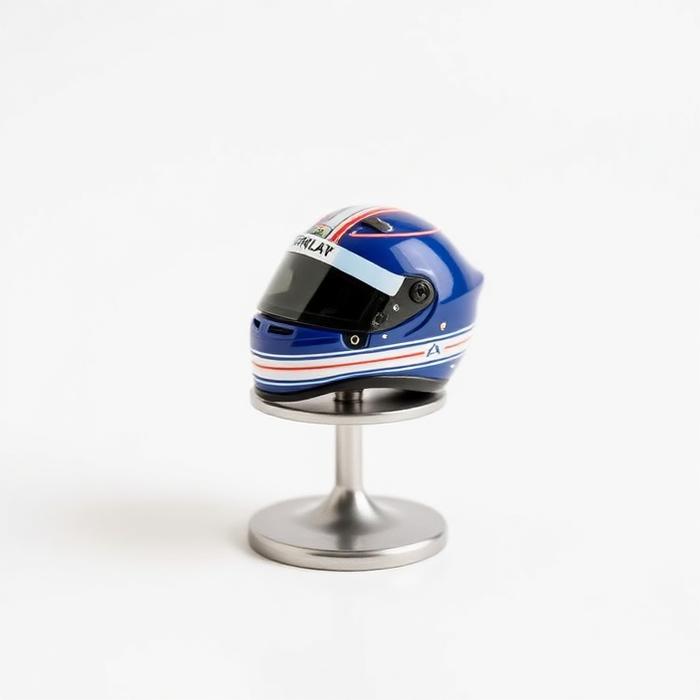 Capacete colecionável em miniatura